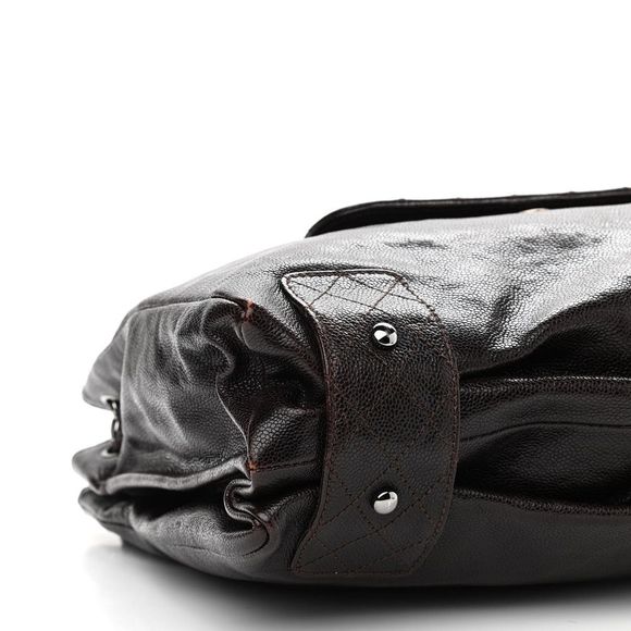 Caviar Pocket In The City Tote Dark Brown - Picture 7 of 9